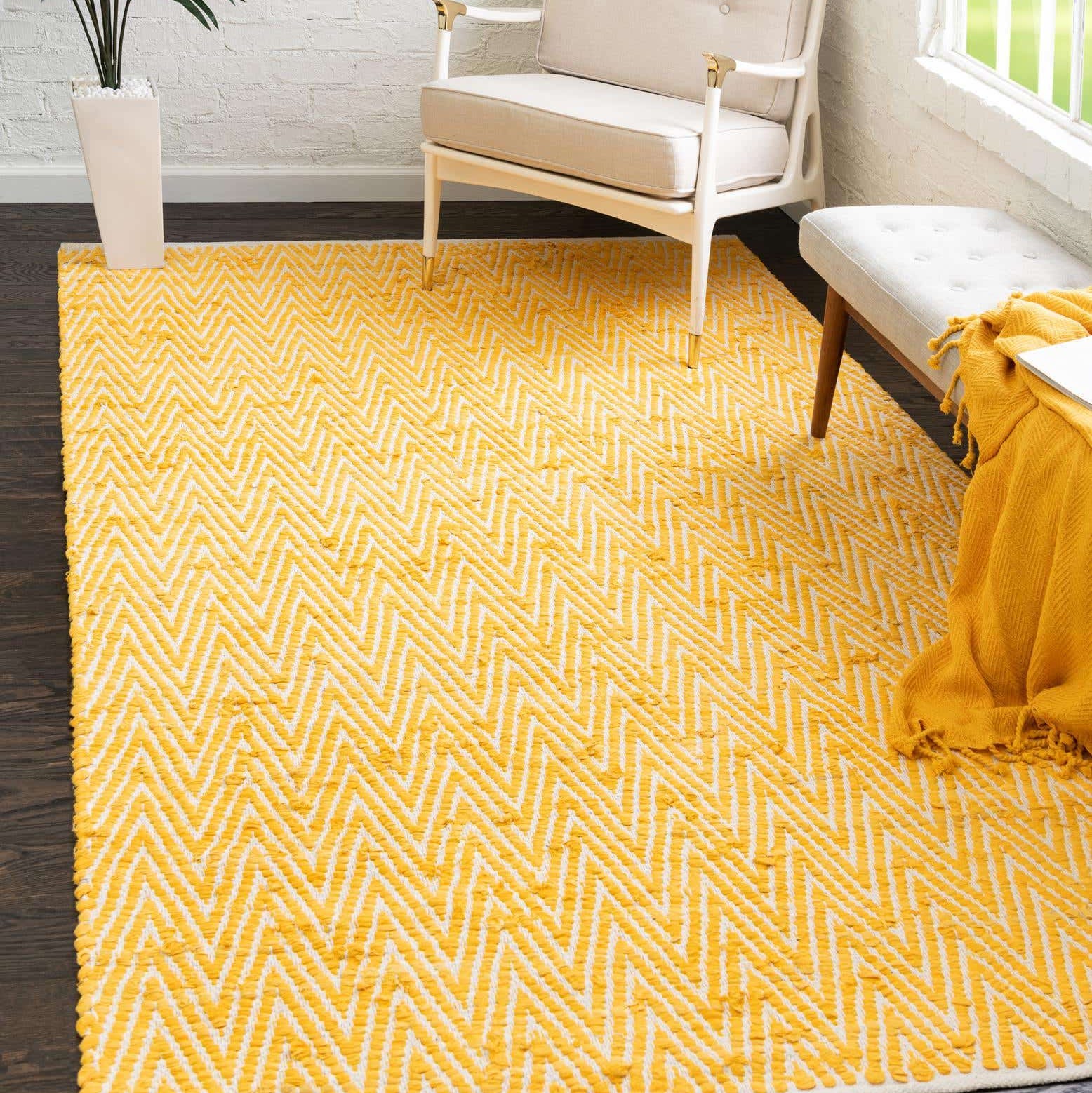  Chindi Chevron Rug